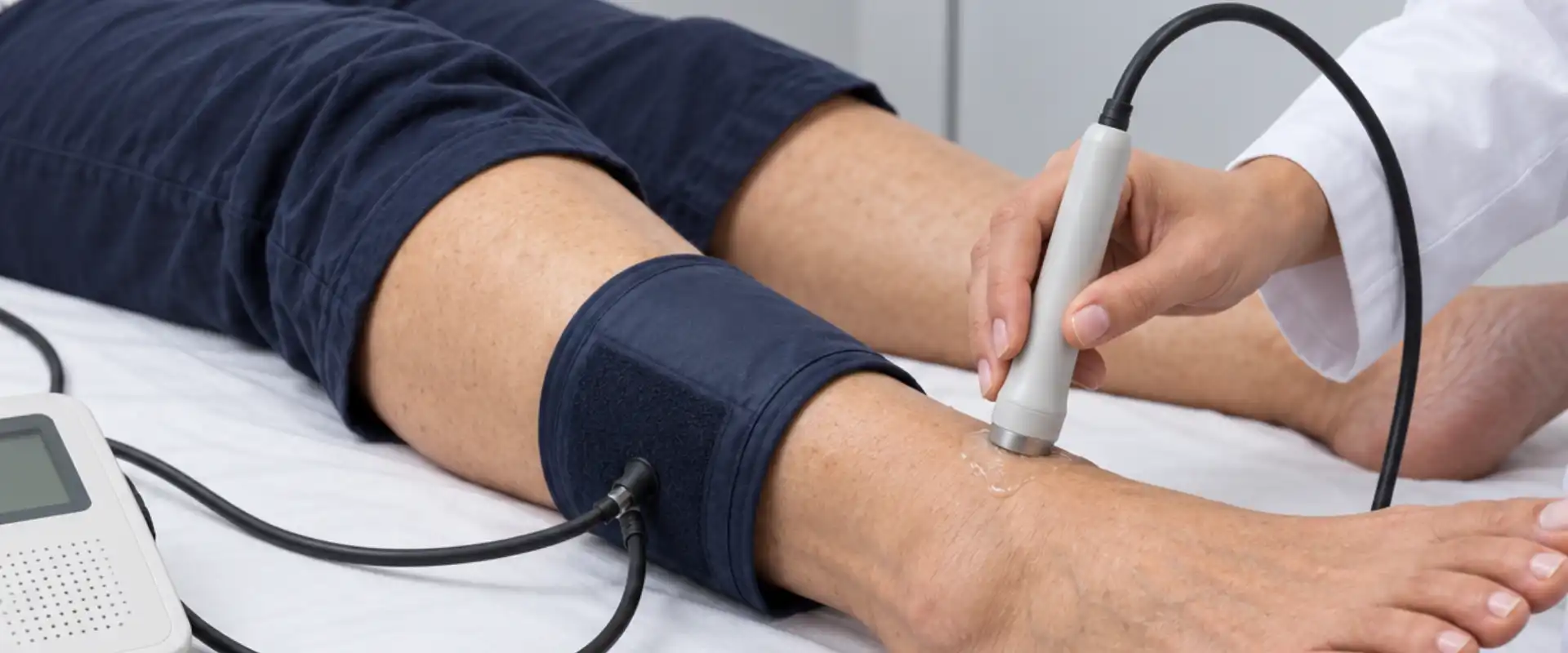 Valoración de la circulación de las piernas en consulta vascular